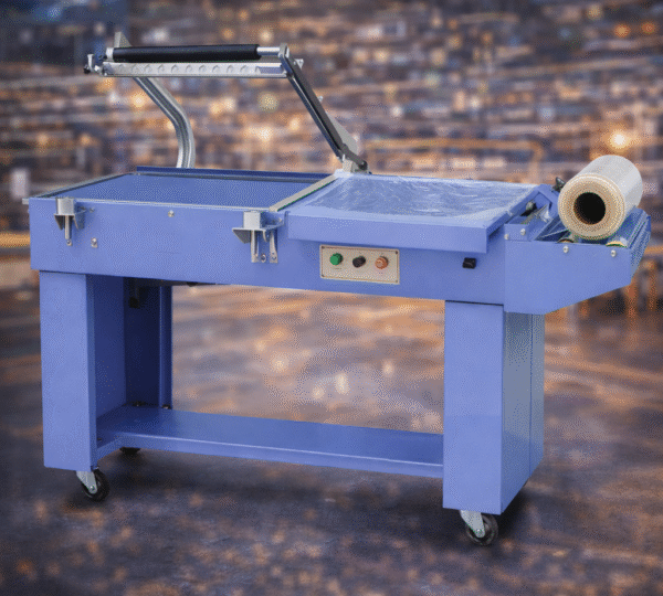 L-Type Seal Cutter + Shrink Film Packaging Machine 